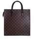 Vintage  Damier Ebene Sac Plat Bag, front view